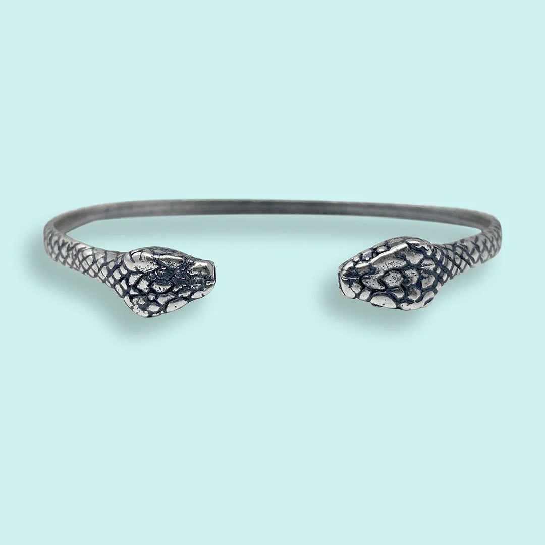 Ornamental Things • Snake Cuff Bracelet • Silver