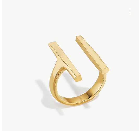 Double Bar Ring • Brass