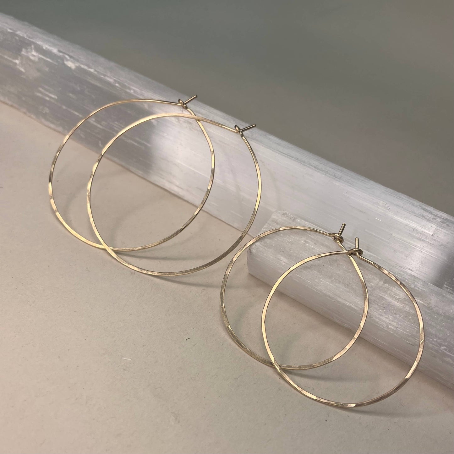Circle Hoops • 14k Gold Fill • Choose Size