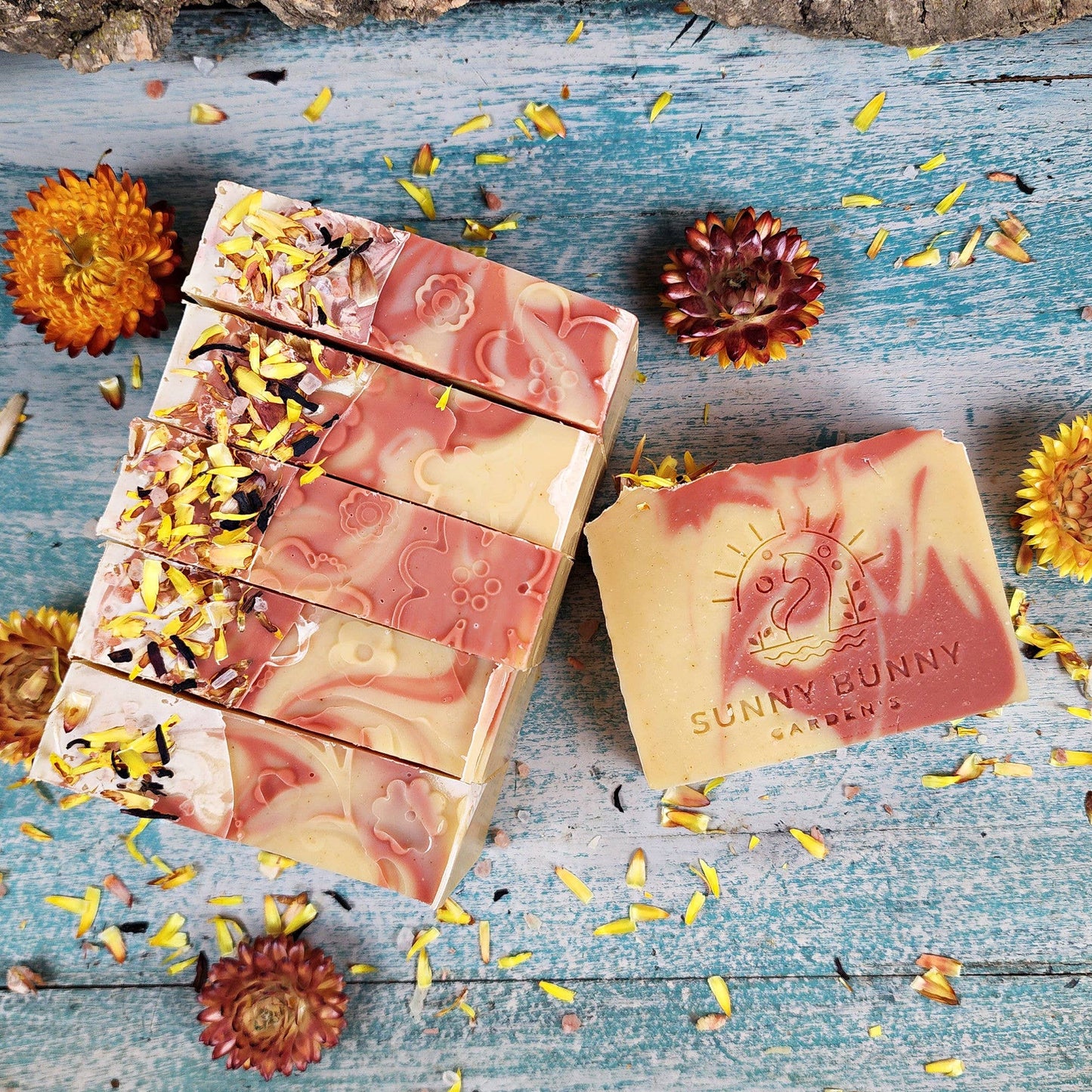 All Natural Rose Clay Soap, Citrus Rose Soap, Handmade Soap