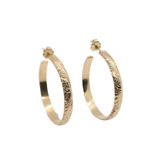 Flora Hoops • 14k Gold Fill • Large