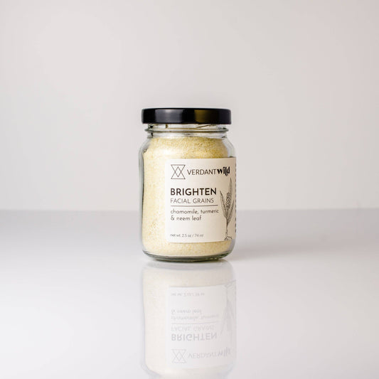 Verdant Wild Apothecary • BRIGHTEN facial grains
