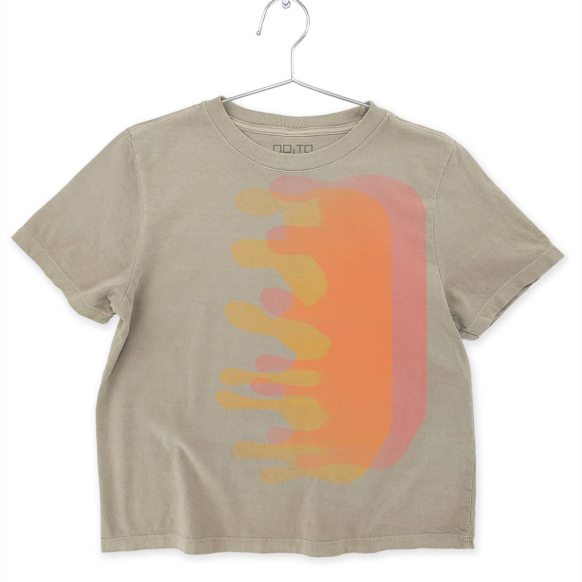 Blob Yayoi Heavyweight Tee: Khaki / Lg