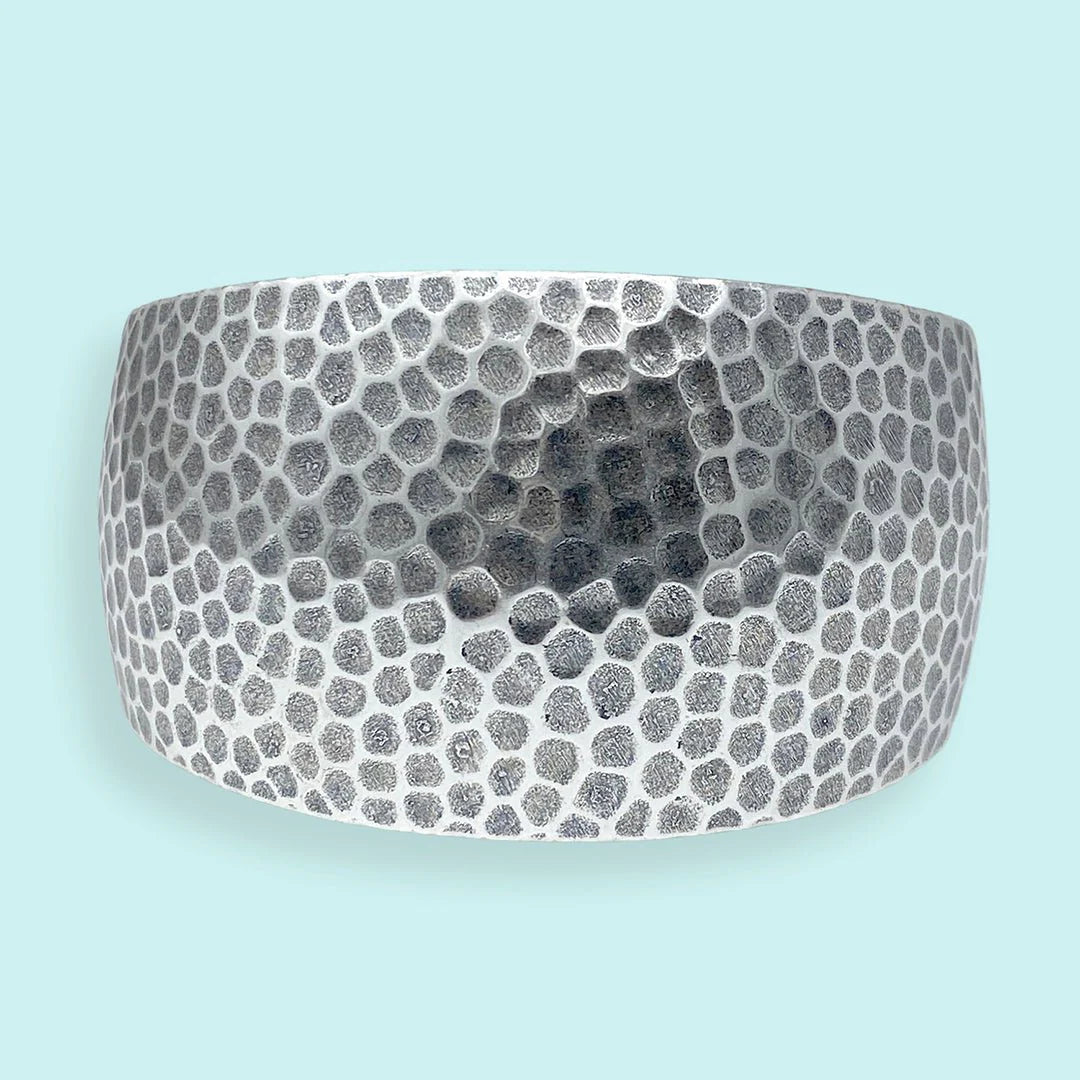 Ornamental Things • Hammered Cuff Bracelet • Silver