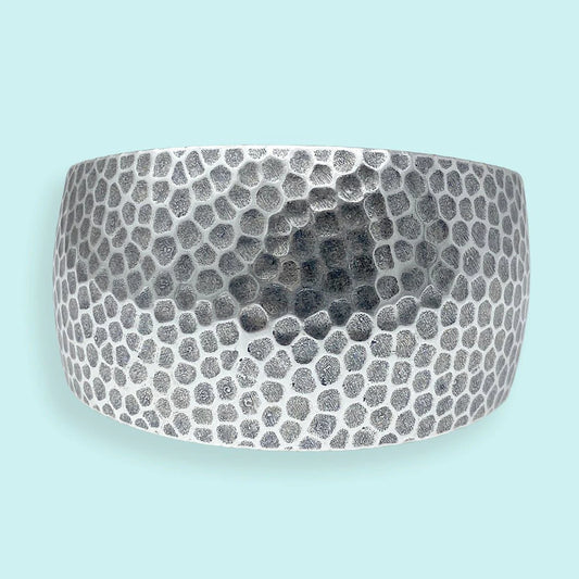Ornamental Things • Hammered Cuff Bracelet • Silver