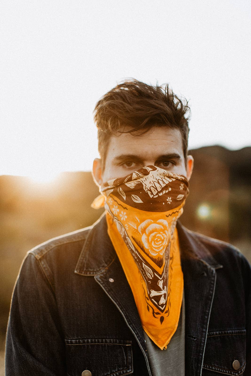 Organic Cotton Bandana • Free Spirit • Yellow