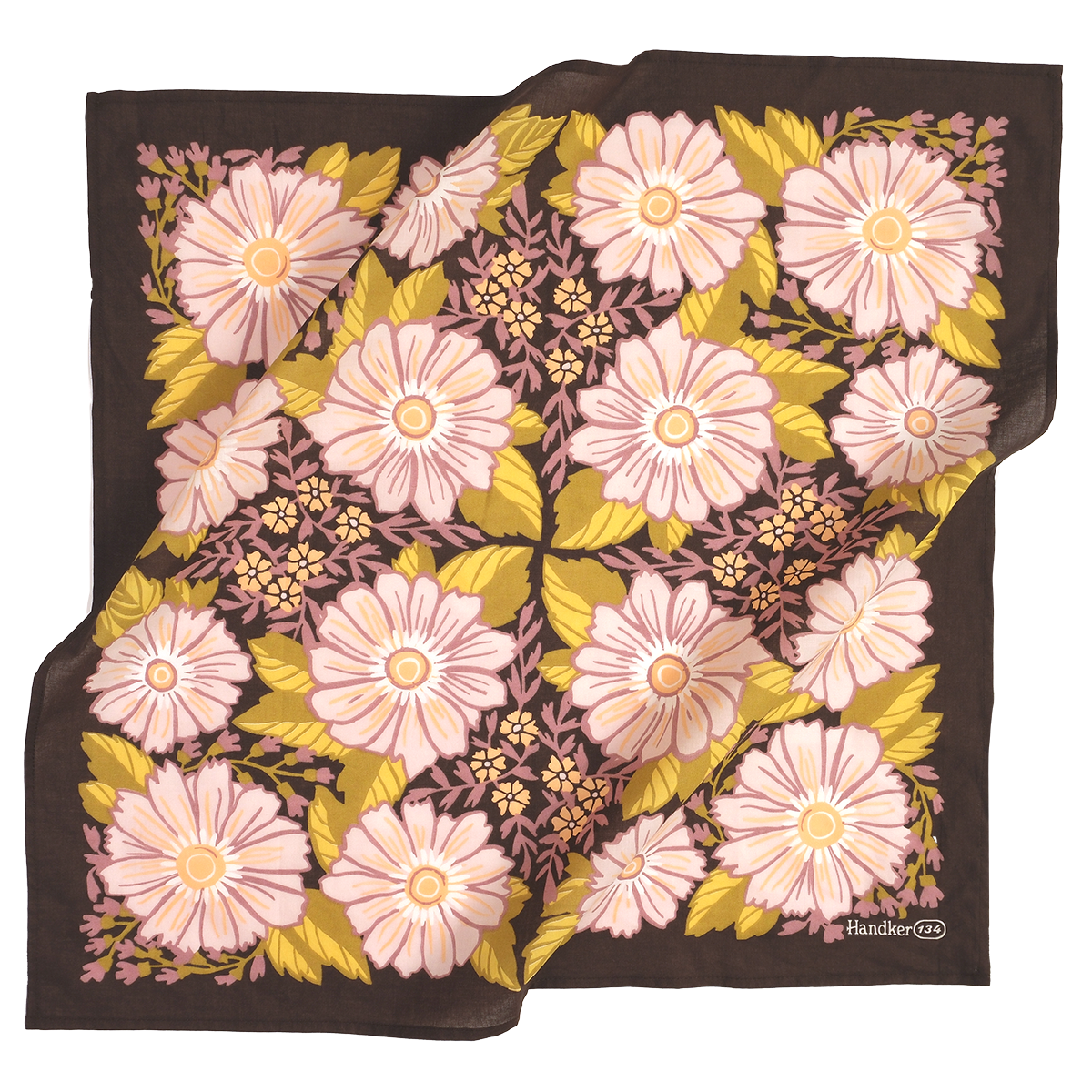 Cotton Bandana • No. 134 Floral • Violet