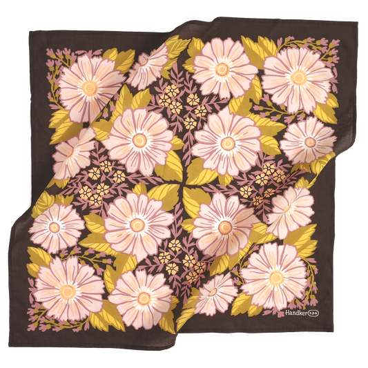 Cotton Bandana • No. 134 Floral • Violet