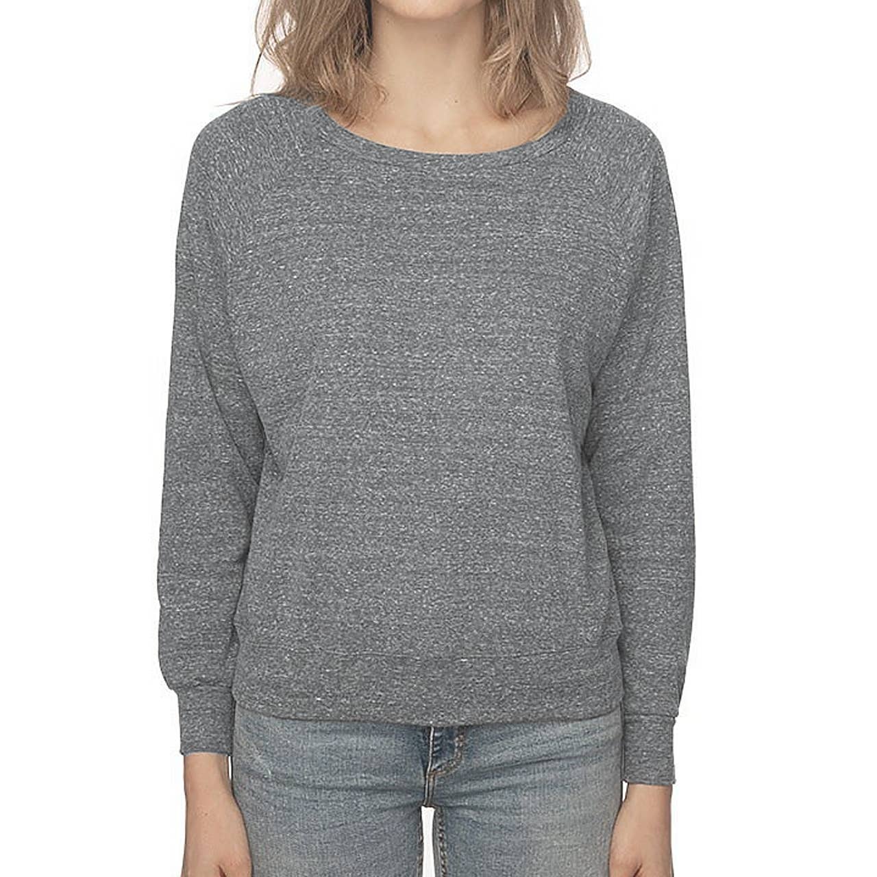 Super Maggie • Pia Tri Blend Pullover • Jackalope • Heather Gray