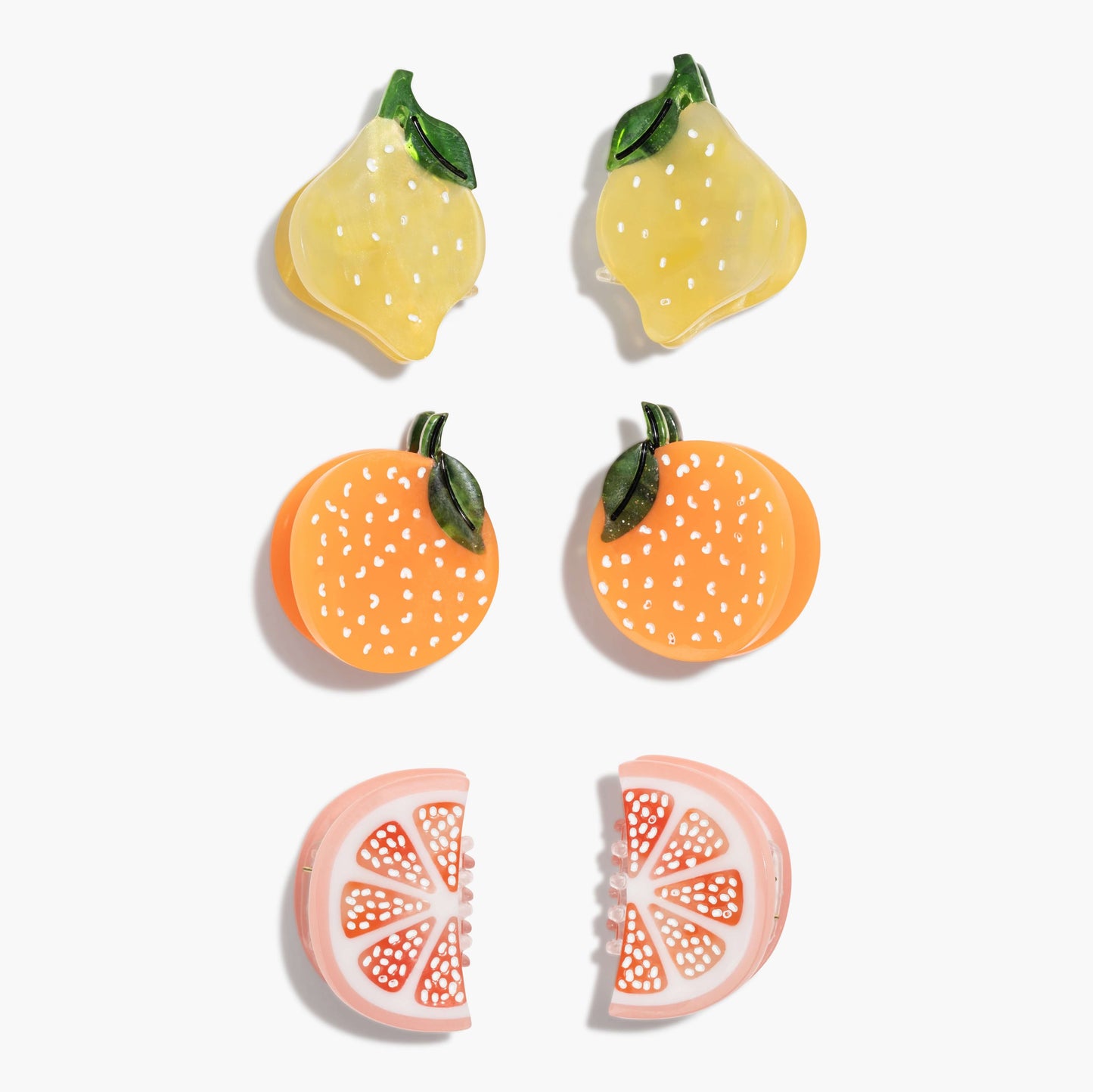 Jenny Lemons • Micro Hair Claw Clip Set • Sunshine Citrus