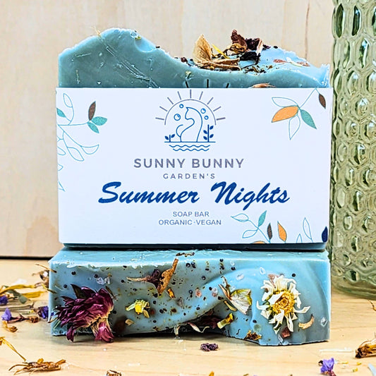 Summer Nights Organic Lavender Eucalyptus Vegan Soap Bar