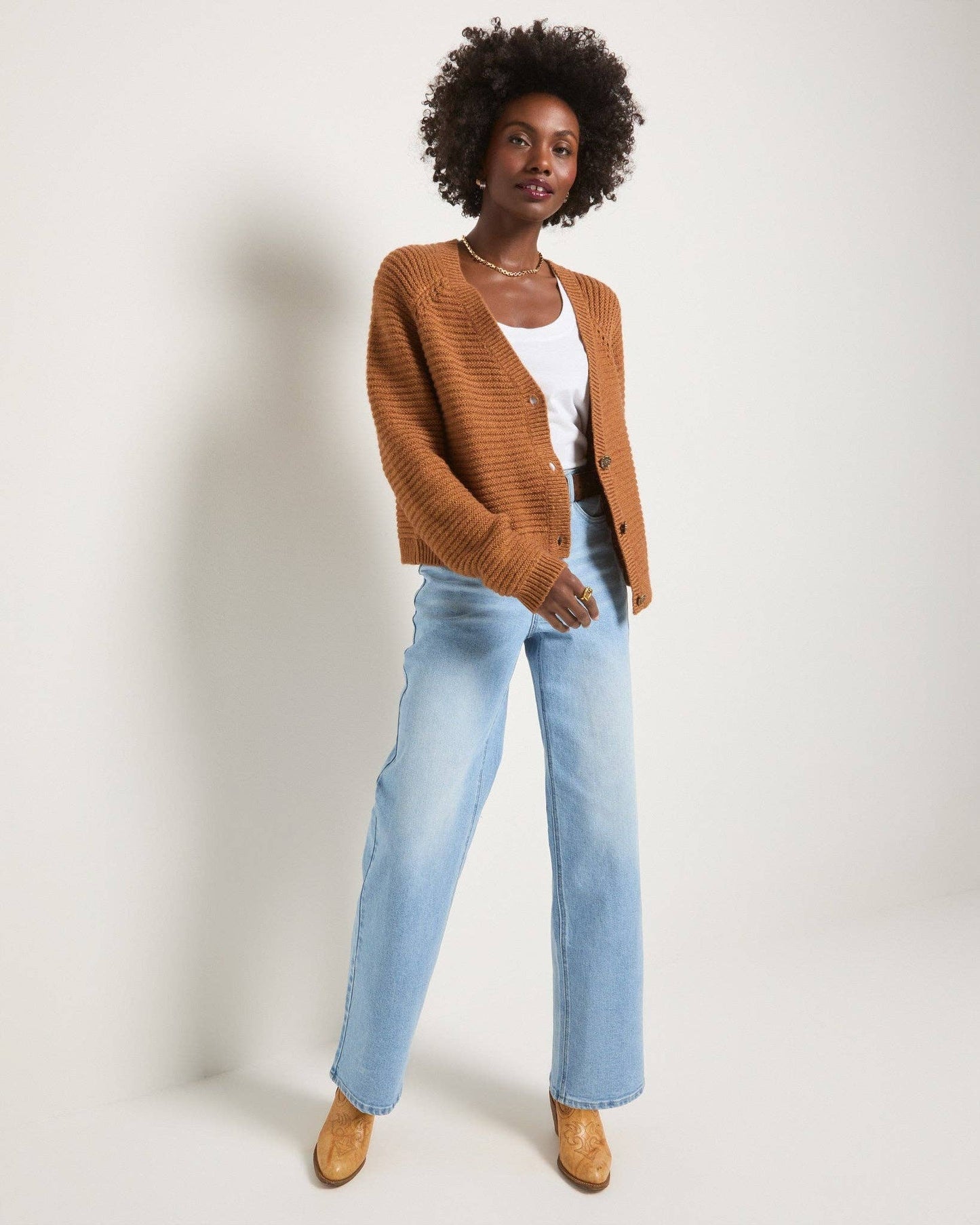 Meadow Cardigan • Sea Grass