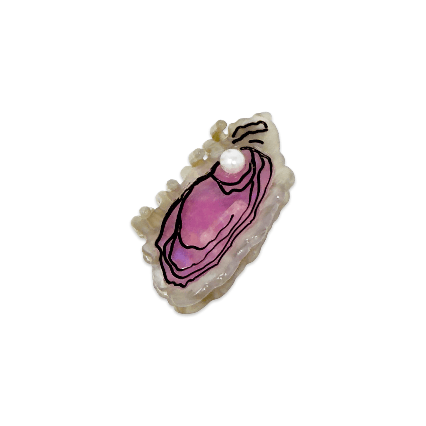 Jenny Lemons • Oyster Hair Claw Clip • Mini