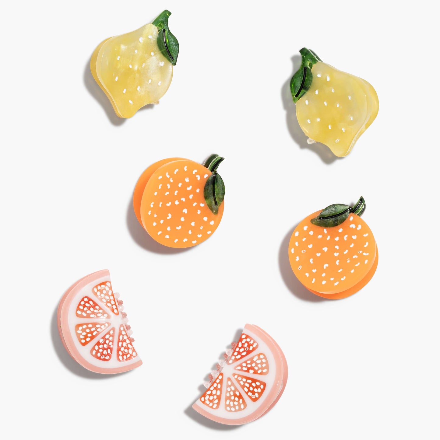 Jenny Lemons • Micro Hair Claw Clip Set • Sunshine Citrus
