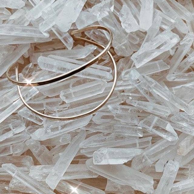 Pure Aria Cuff Bracelet • 14k Gold Fill