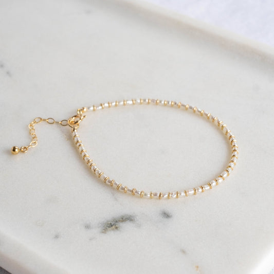 The Swell Life • Pearl Three Bracelet