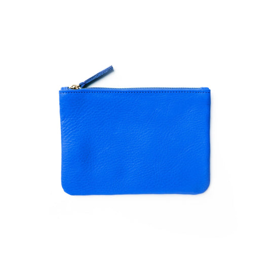 Primecut • Zipper Pouch • Lapis Blue Leather