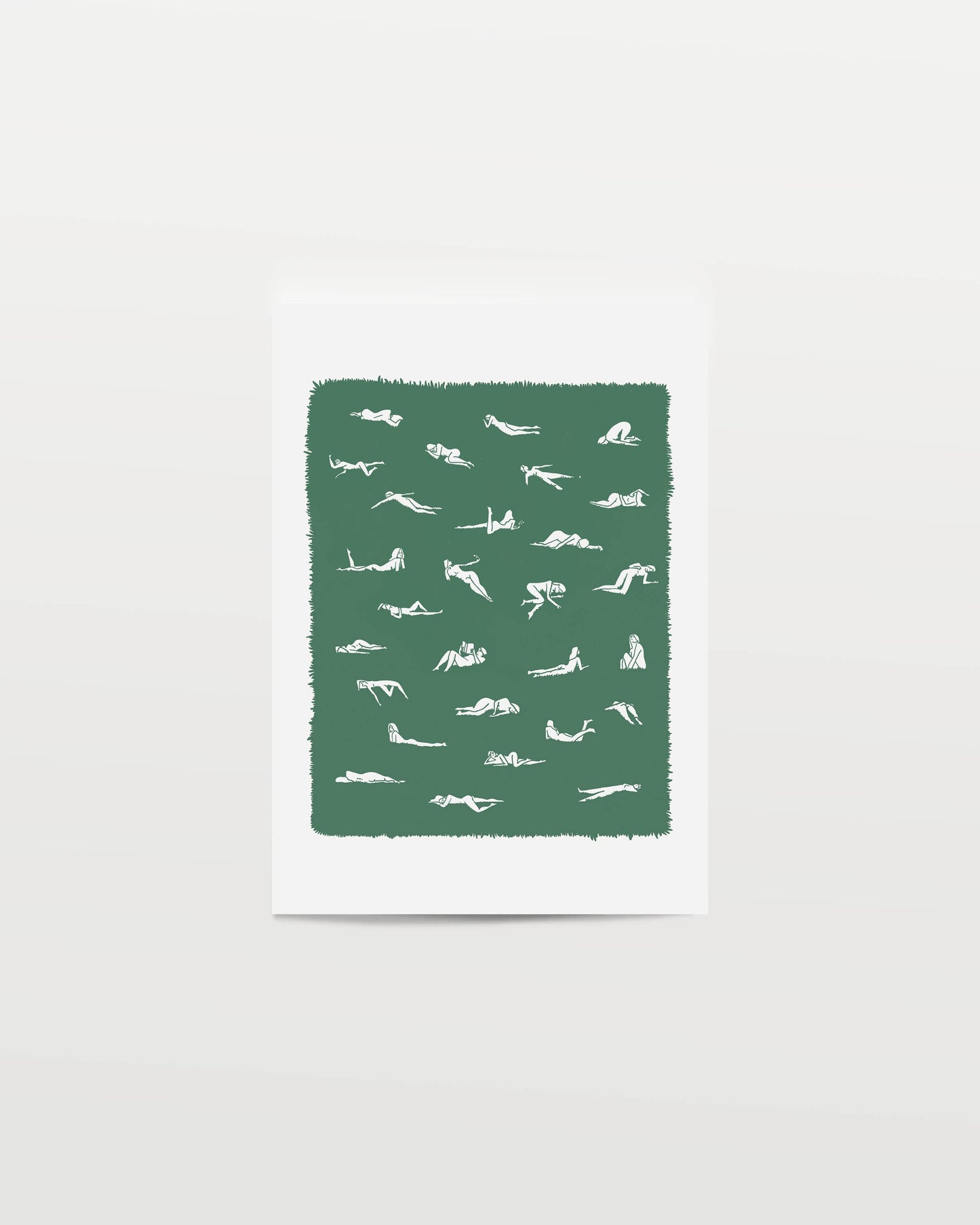 Ways To Lay In The Grass • Art Print 11x14