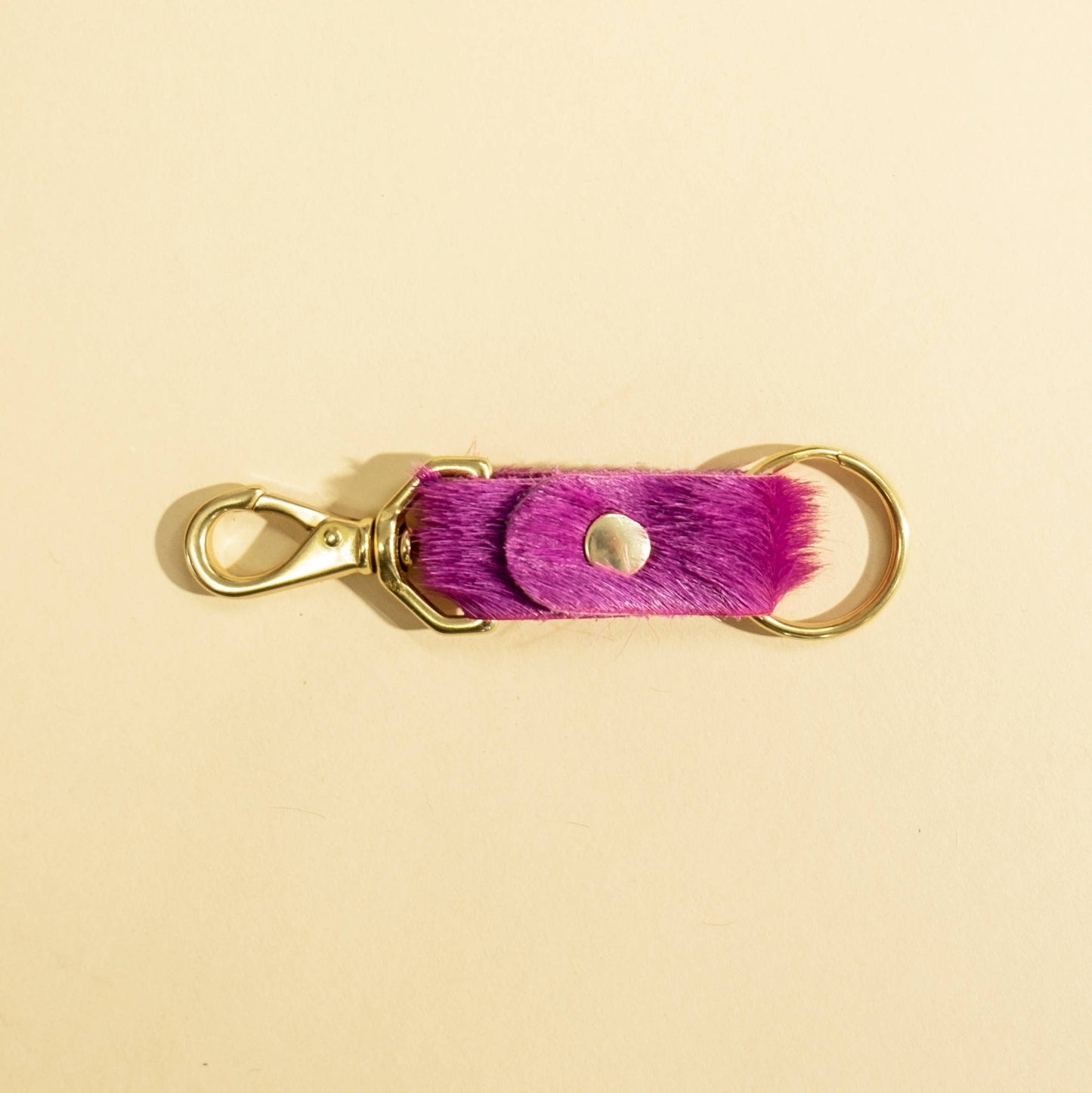 Leather Keychain Hook • Pick Your Color