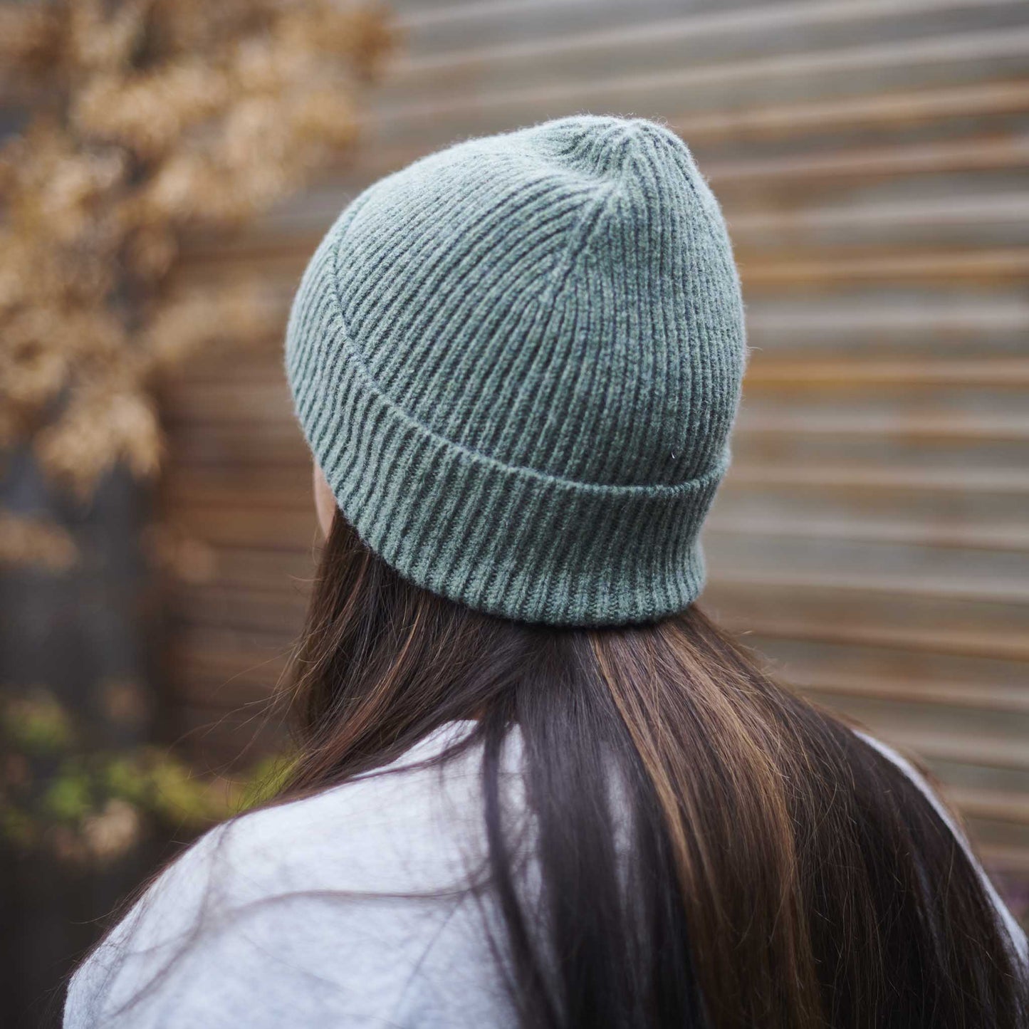 Lambswool Beanie • Soft Green
