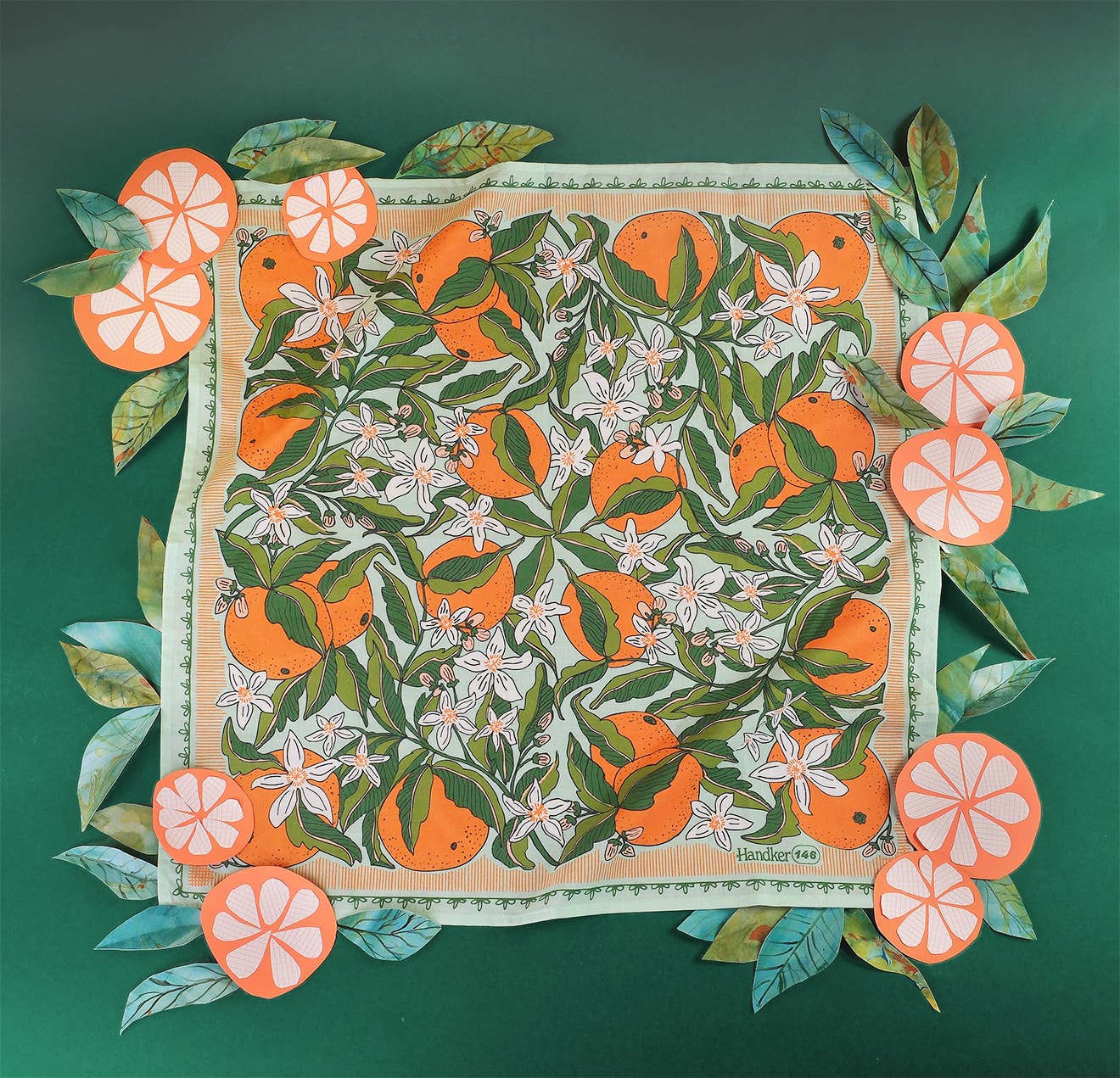 Cotton Bandana No. 146 Zoe Green