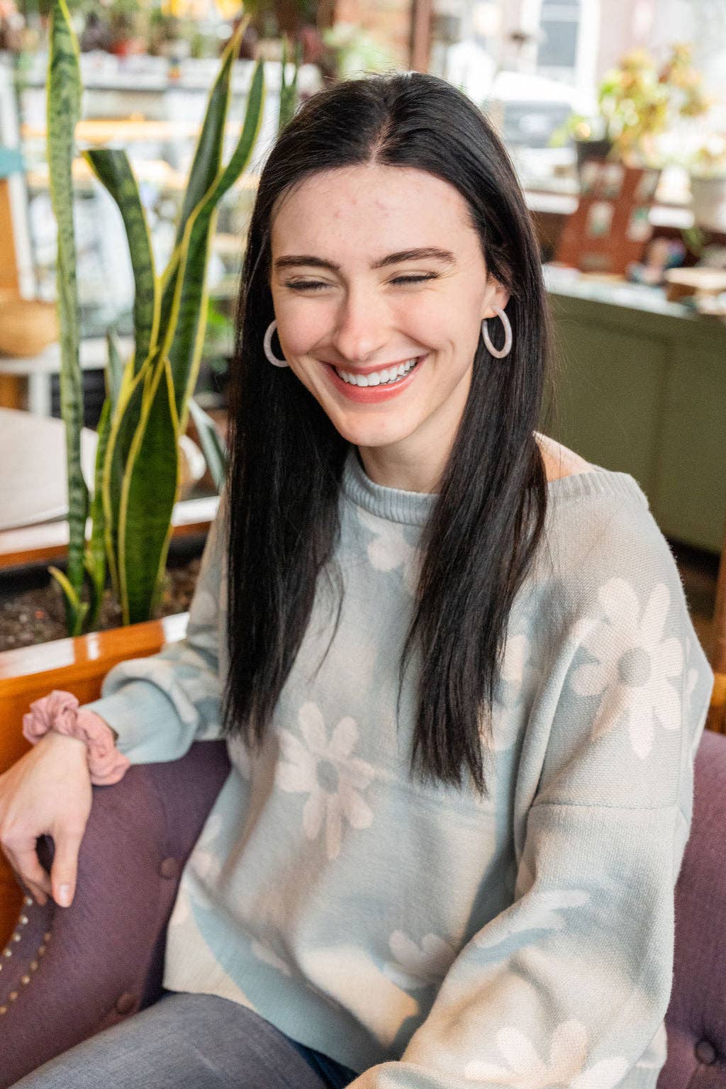 Camy Hoops • Pearl