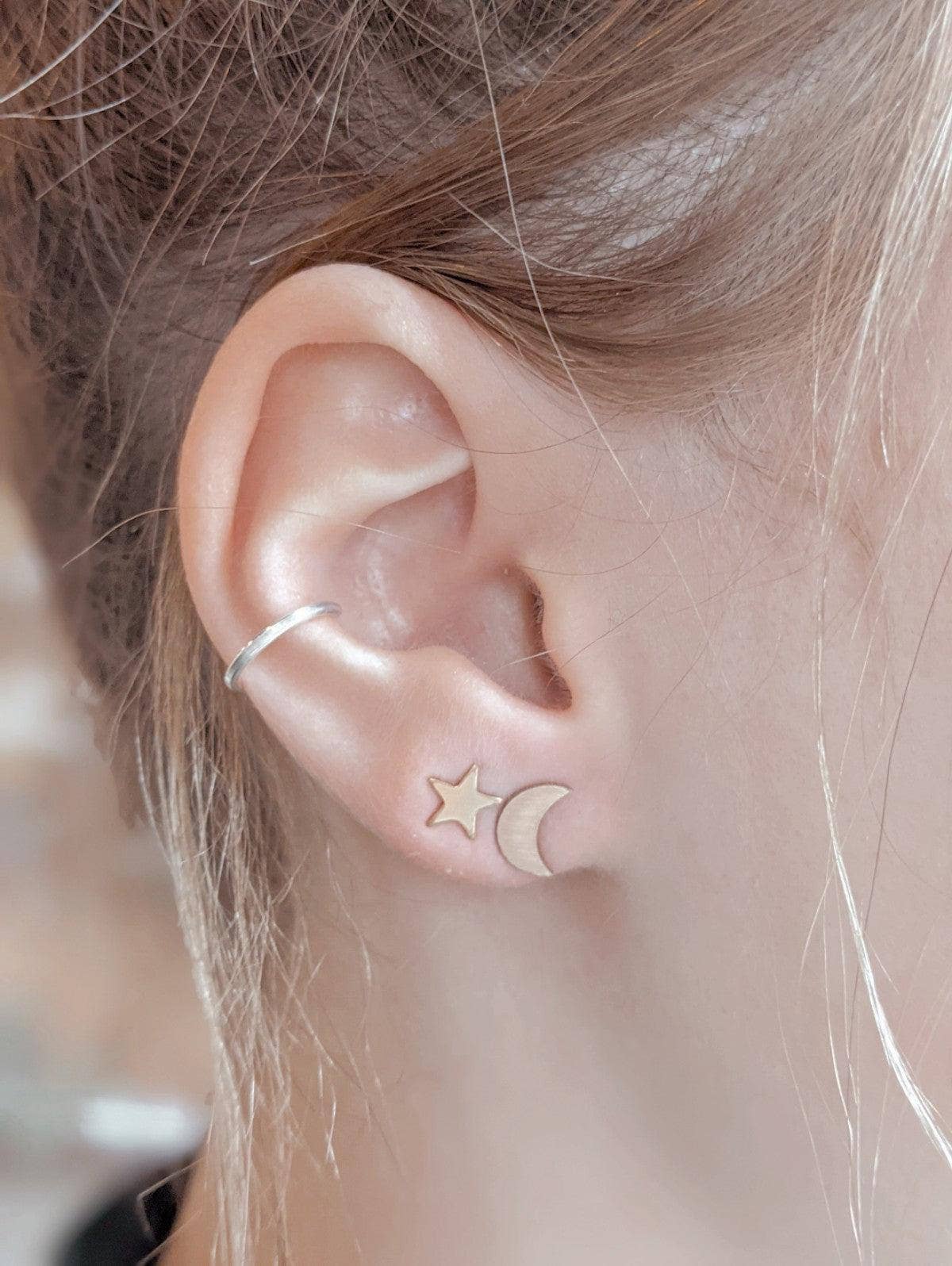 Star Stud Earrings • Sterling Silver