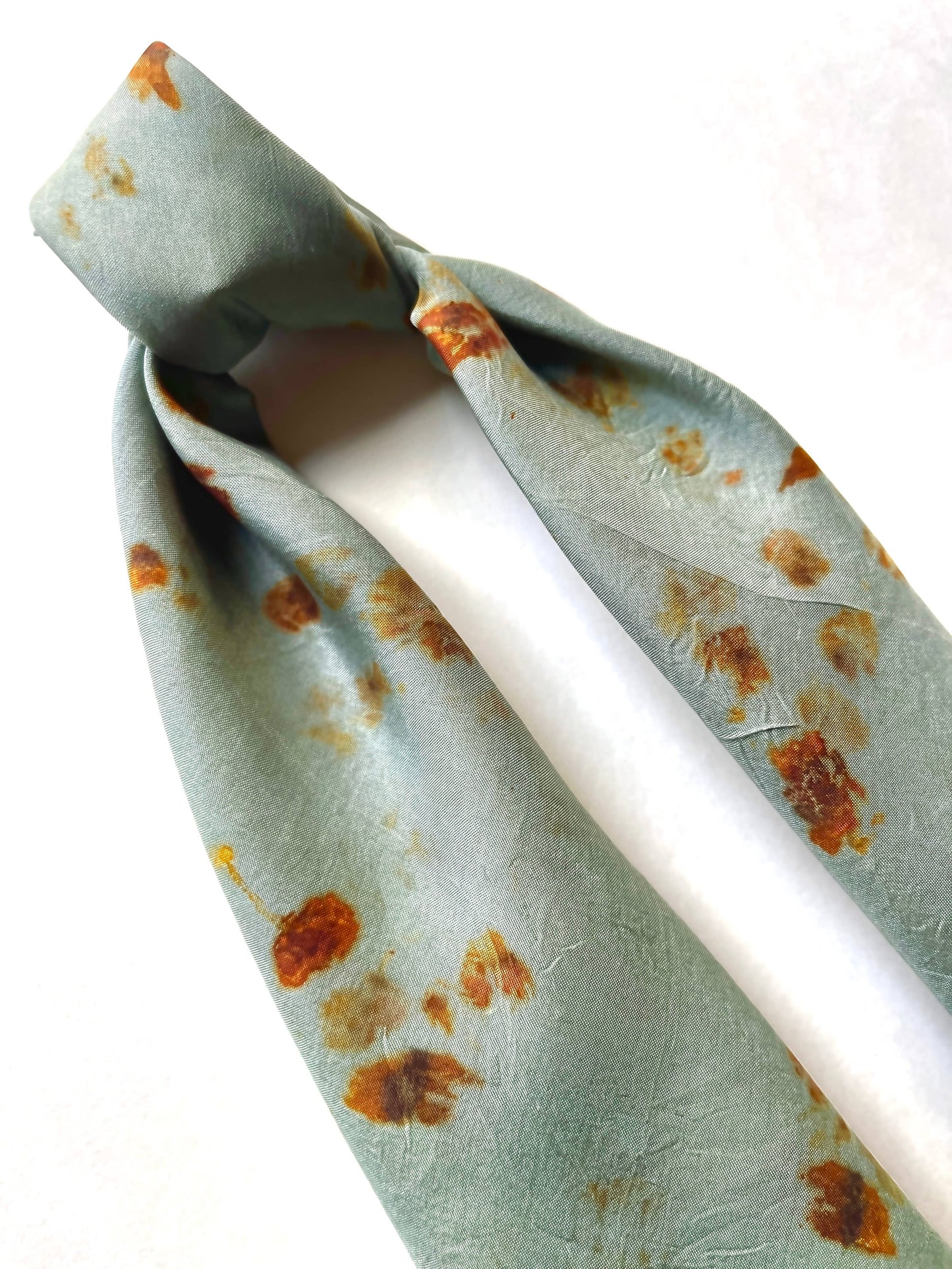 Vive Textiles uNaturally Dyed Silk Bandana Scarf • Moonpetal