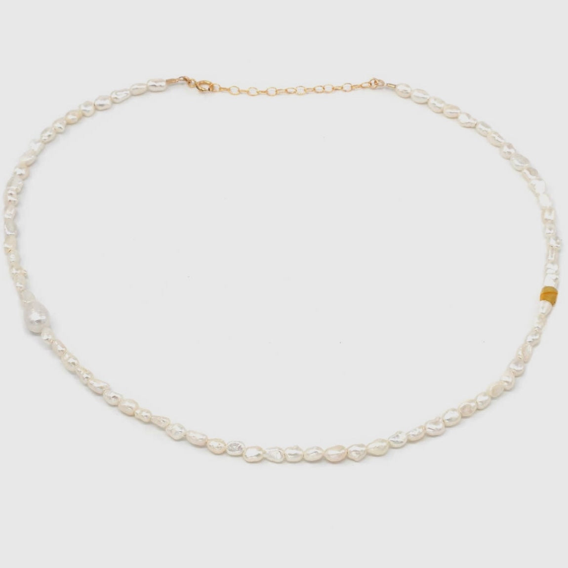 Ace Pearl Necklace • Gold