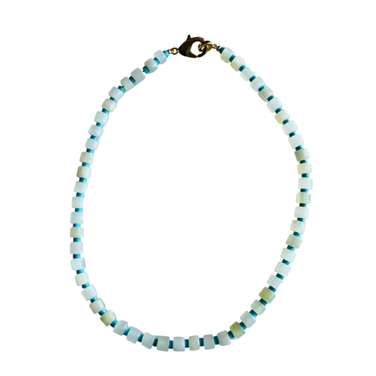 Cabana Gemstone  Necklace • Jade