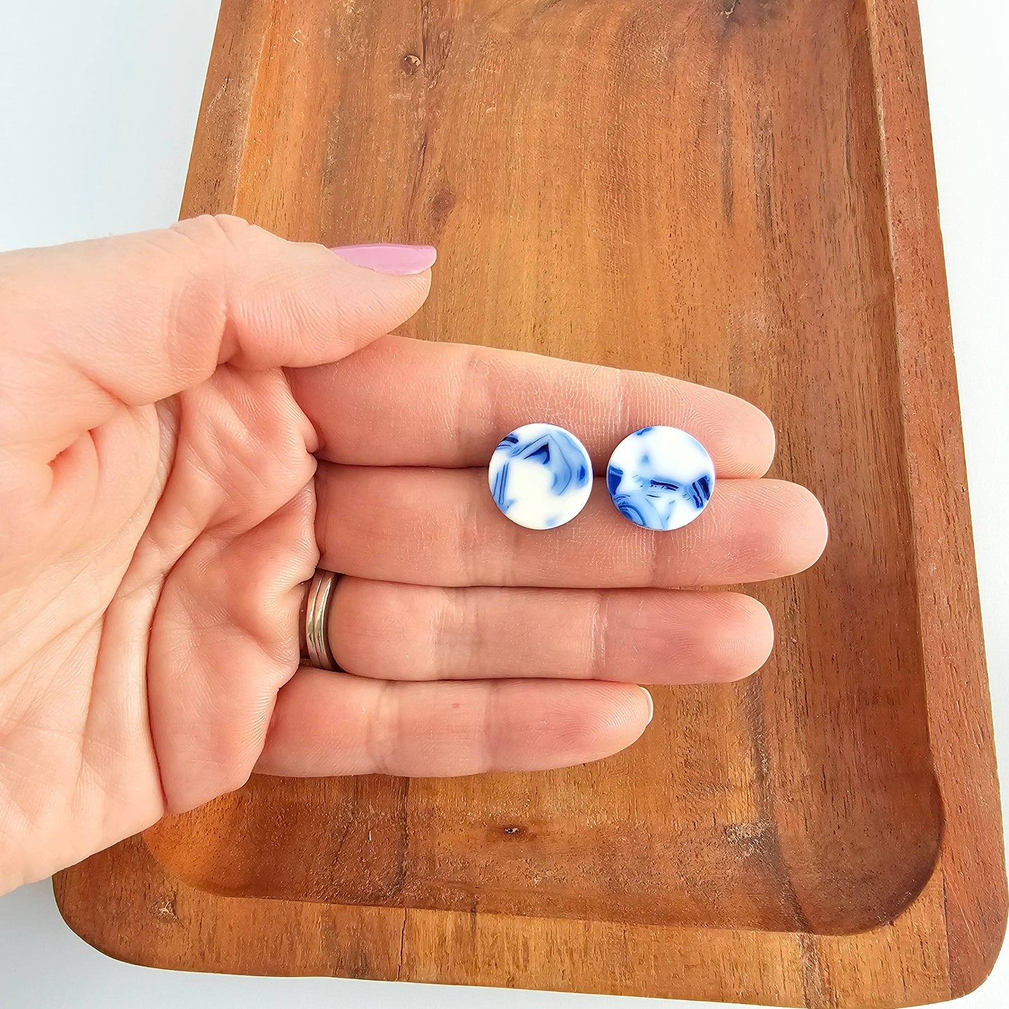 Sophie Studs • Greek Goddess Blue