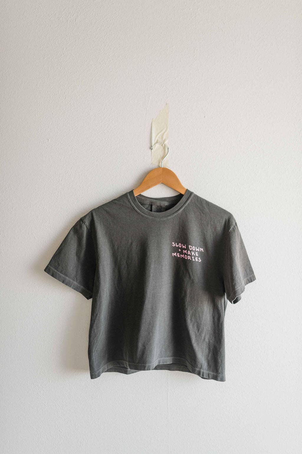 Cotton Tee • Take the Backroads • Charcoal