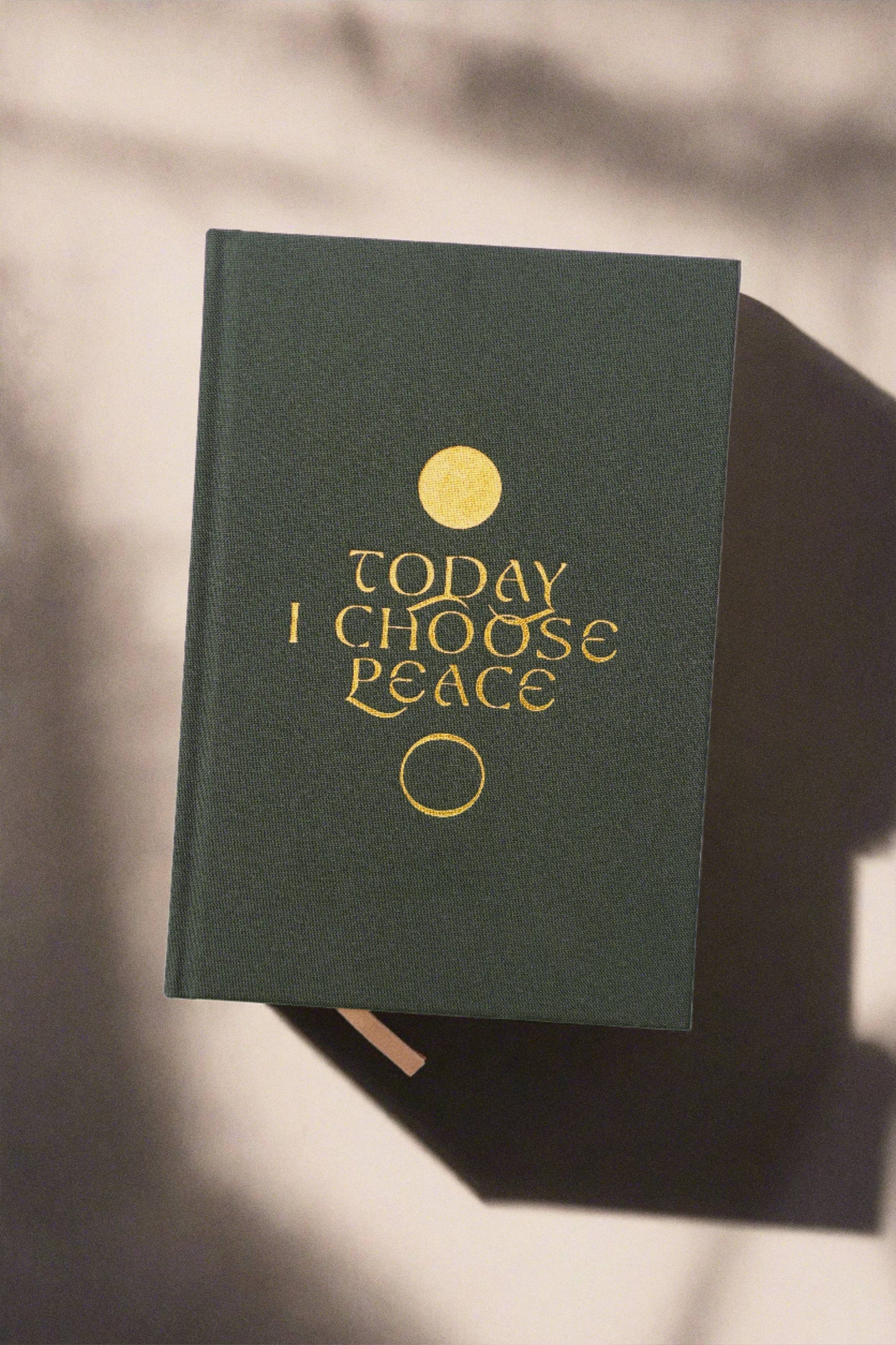 Real Fun Wow 'Today I Choose Peace' Linen Bound Journal