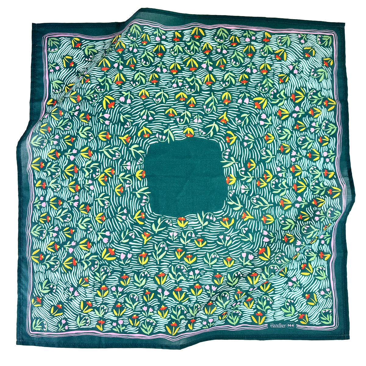 Cotton Bandana • No. 144 Meadow • Teal