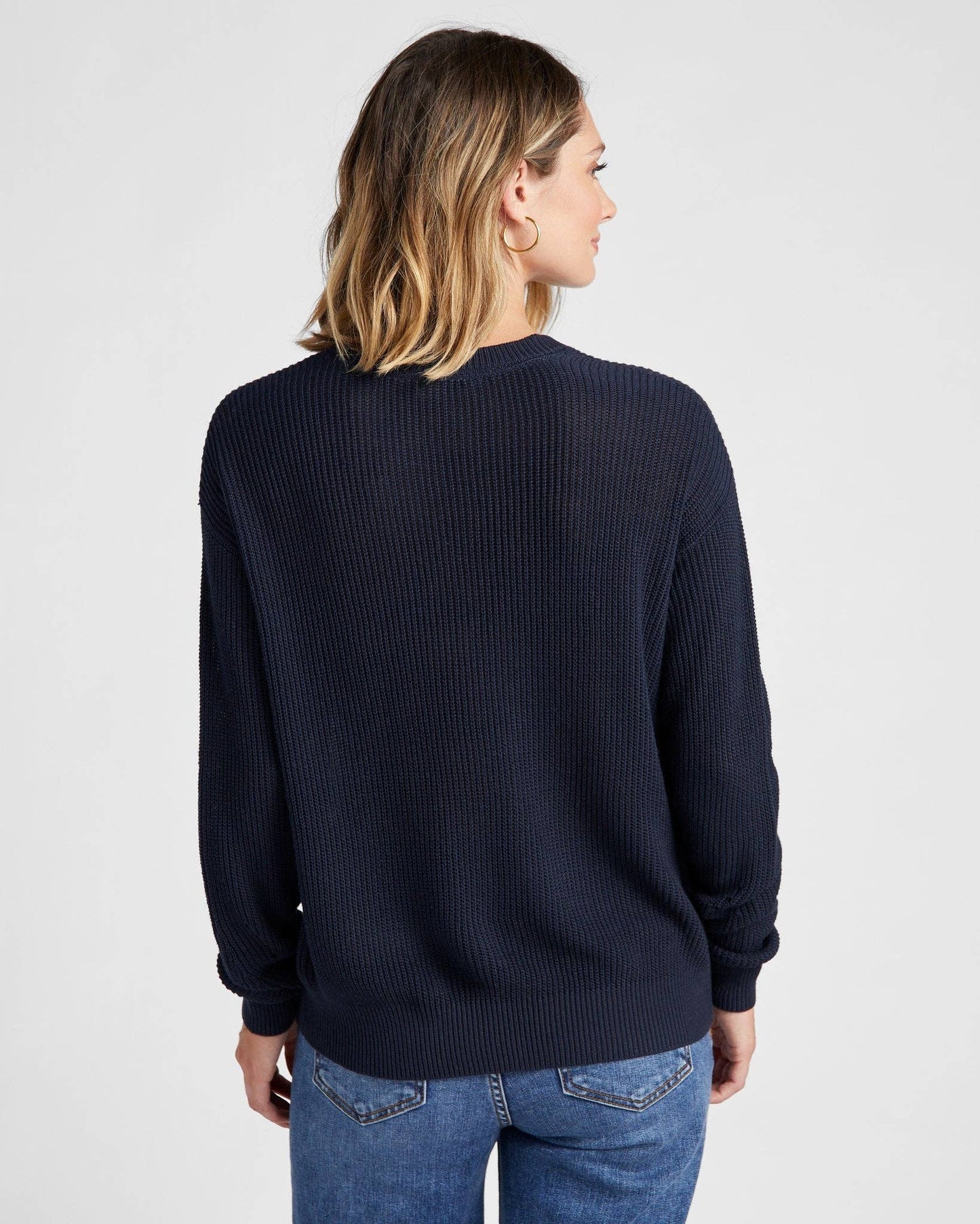 Coastal Crewneck Sweater • Navy