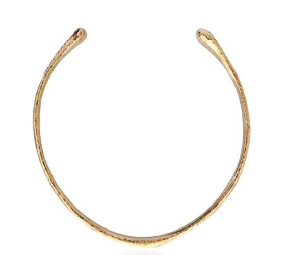 Bold Choker Necklace • Brass