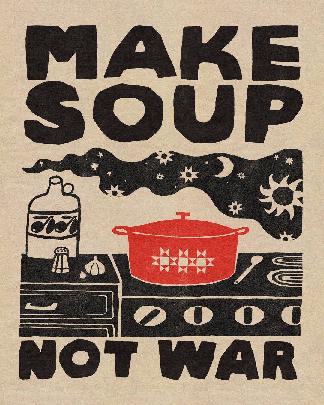 Anisa Makhoul • Art Print • Make Soup Not War