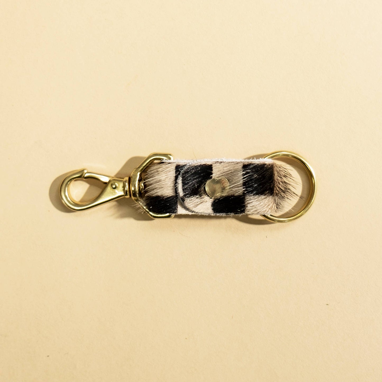 Leather Keychain Hook • Pick Your Color