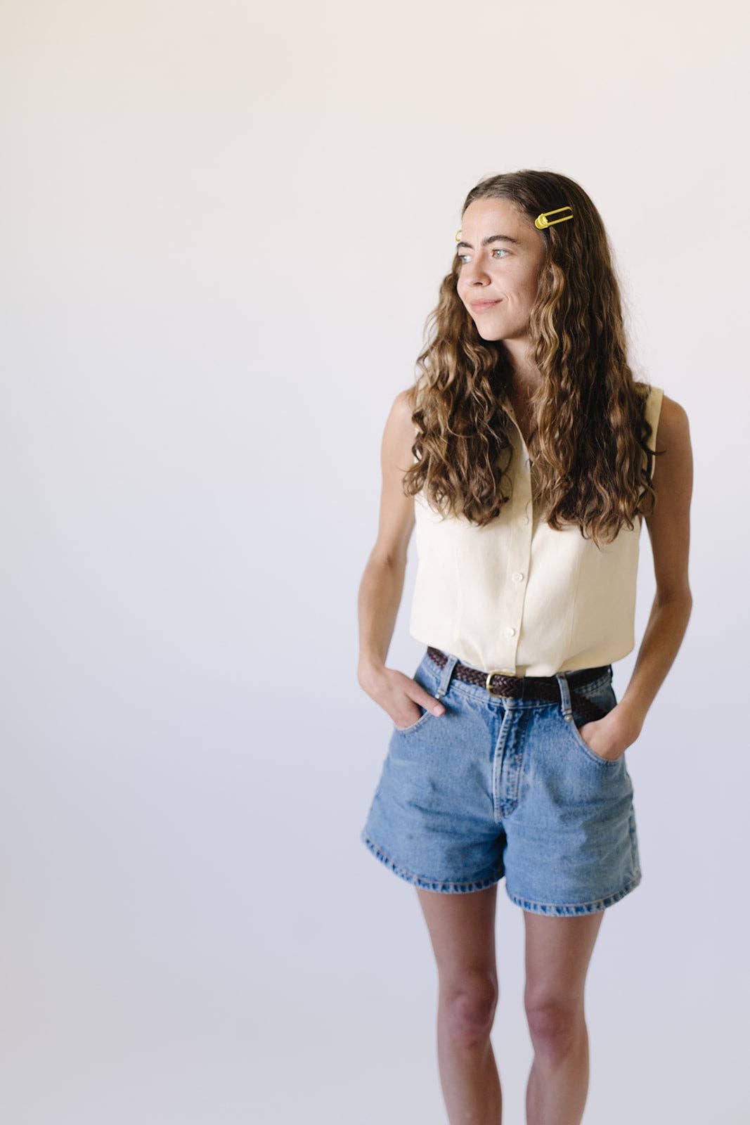 Nat + Noor • Rio Hair Clips • Butter Olive