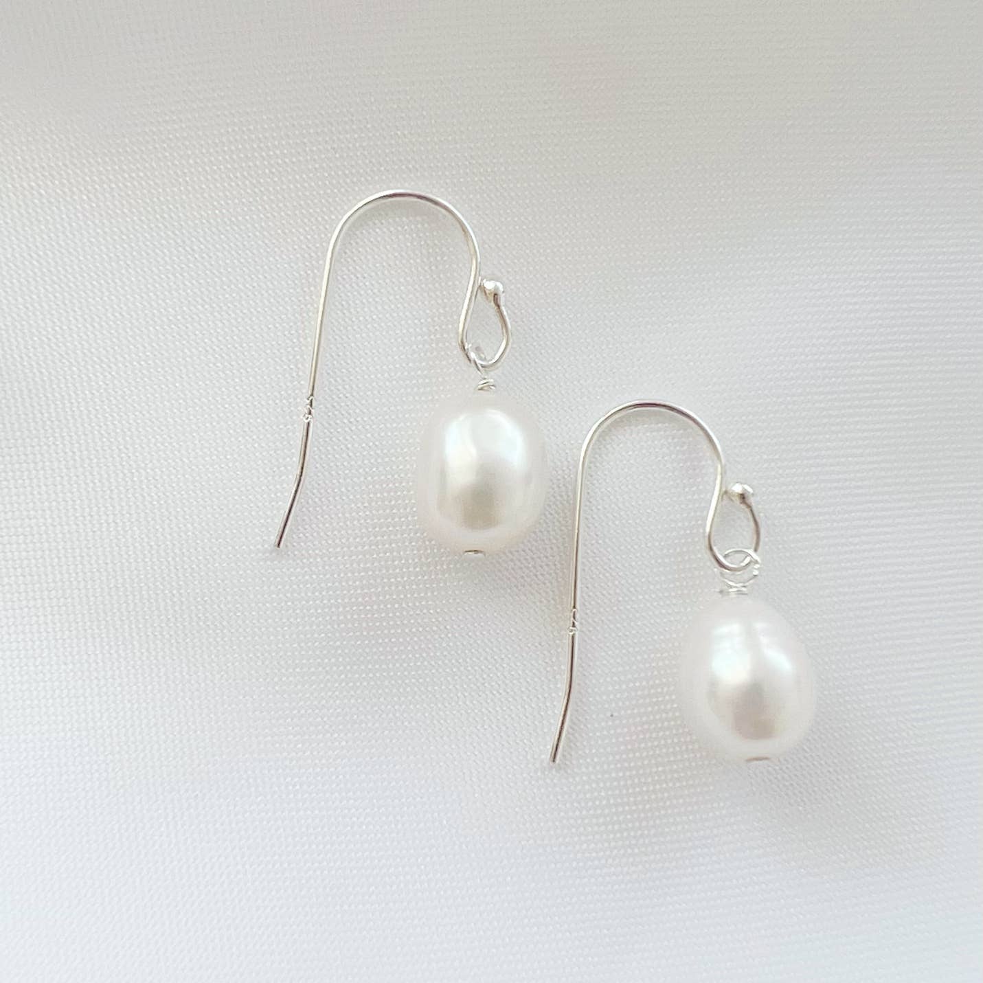 Kaia Freshwater Pearl Dangle Earrings • 14k Gold Filled