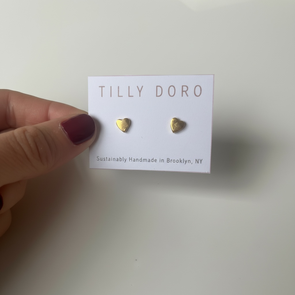 Tilly Doro • Heart Stud Earrings