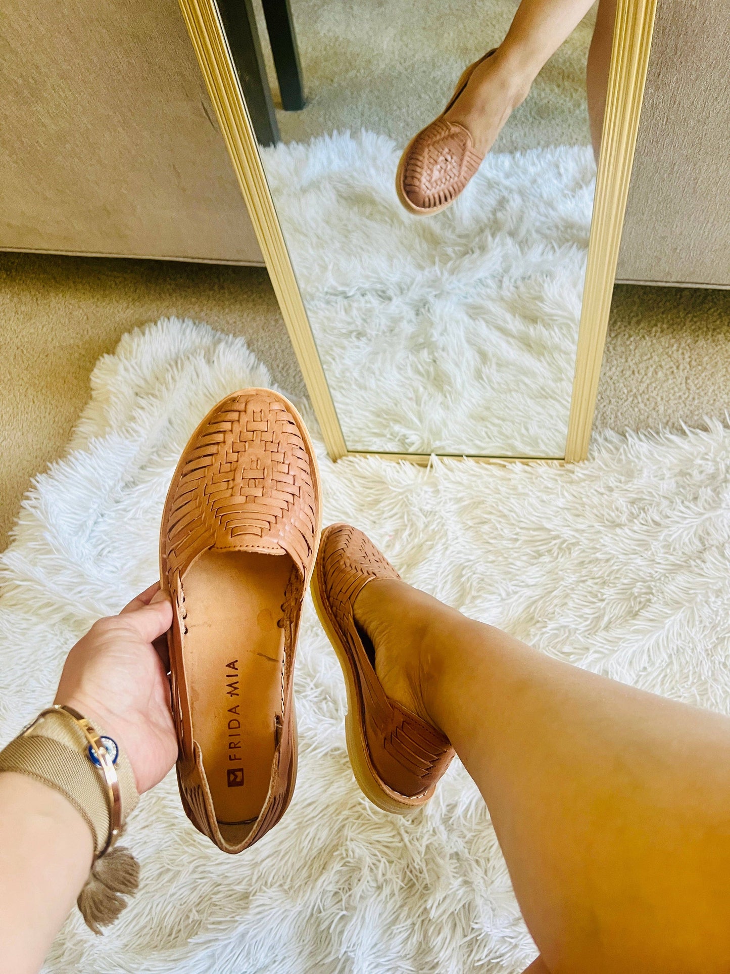 Women's Huarache Sandals • Tan