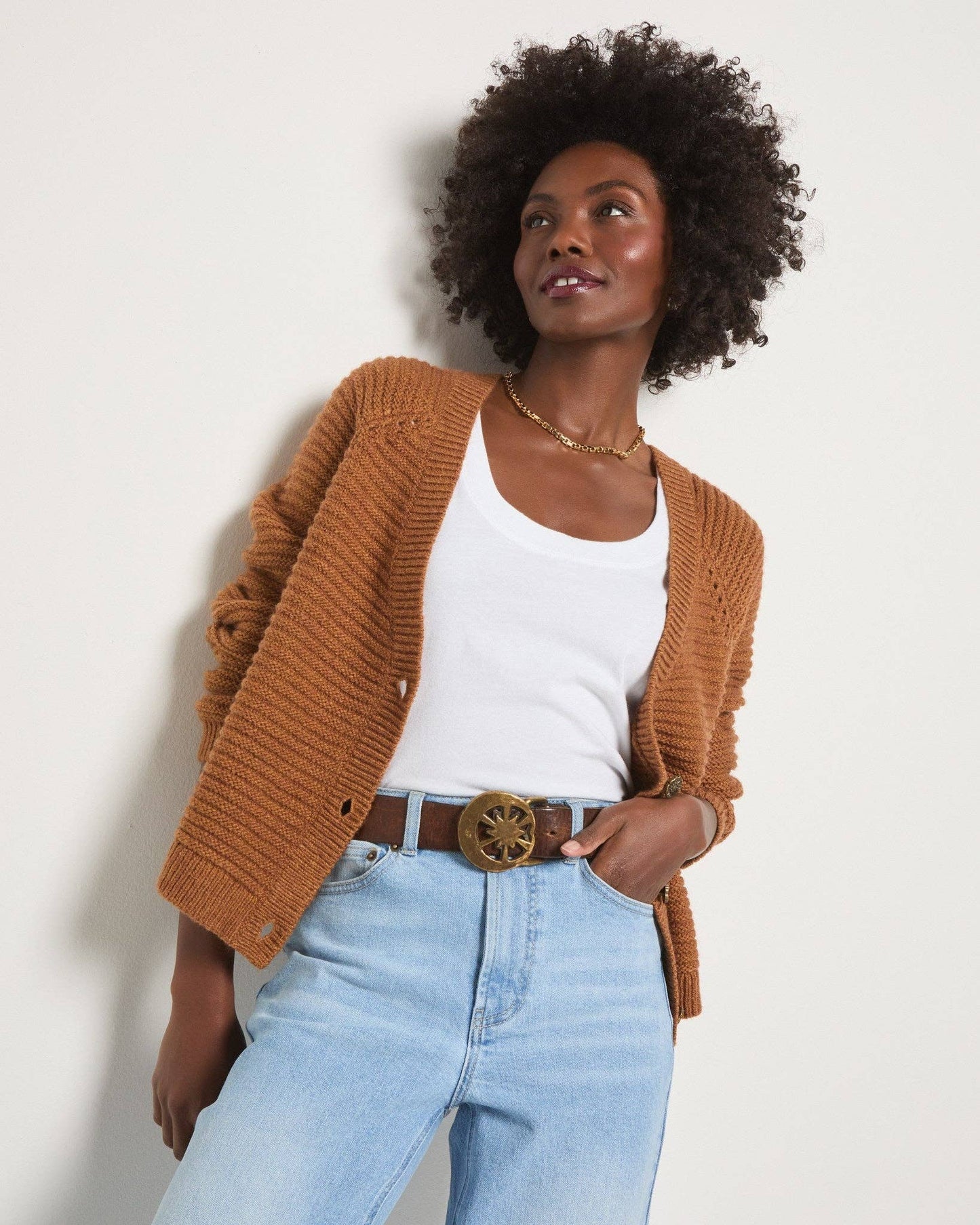 Meadow Cardigan • Sea Grass