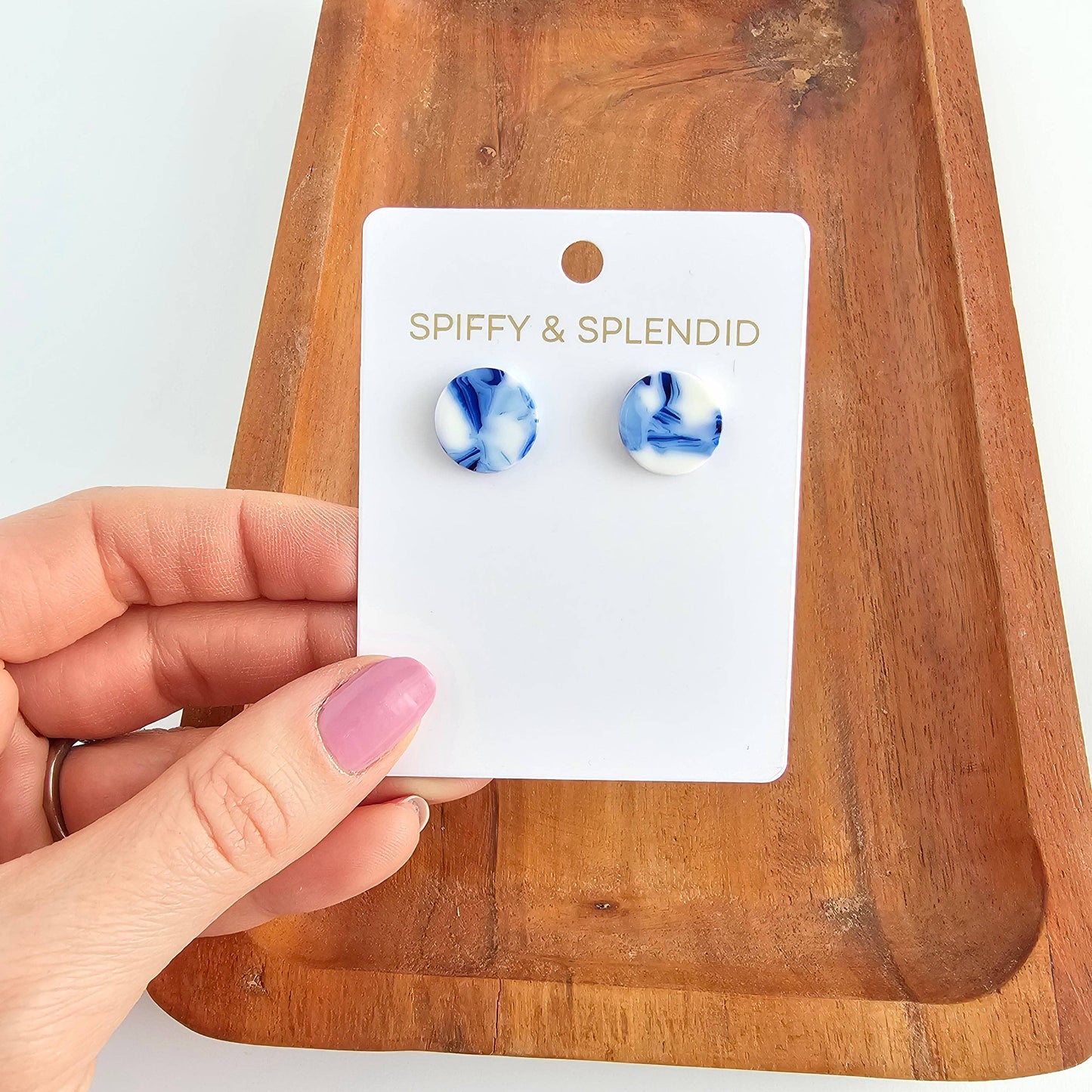 Sophie Studs • Greek Goddess Blue