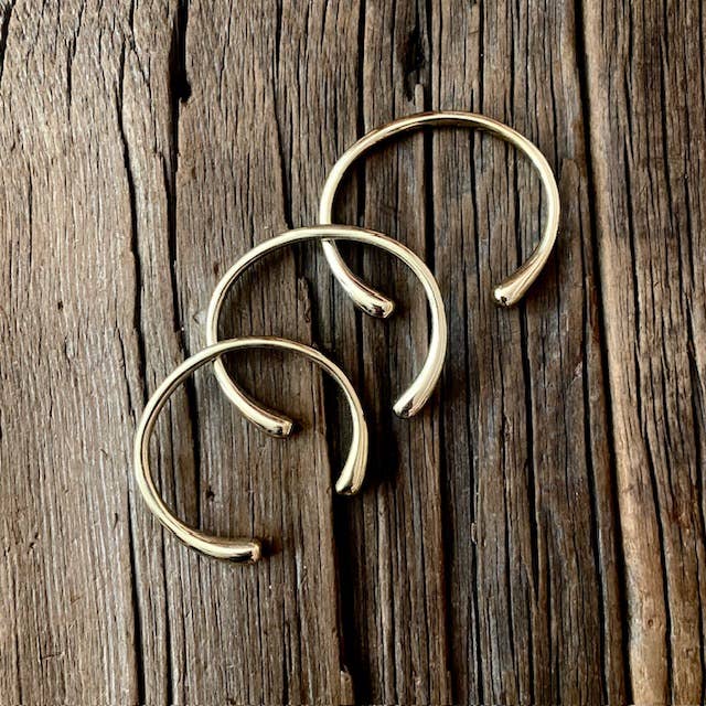 Dainty Brass Cuff Bracelet