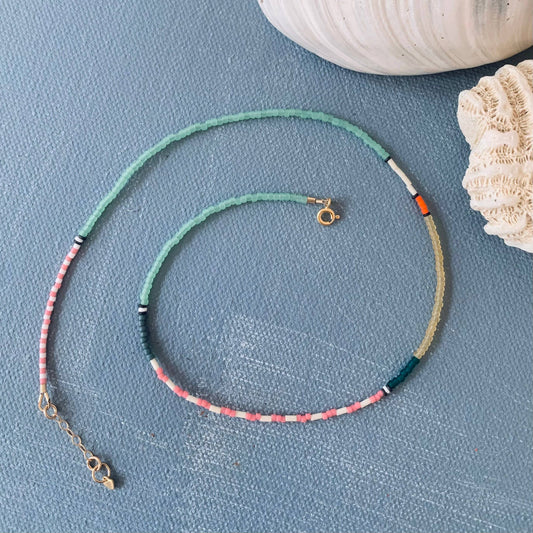 Mosaic necklace in Palm Springs