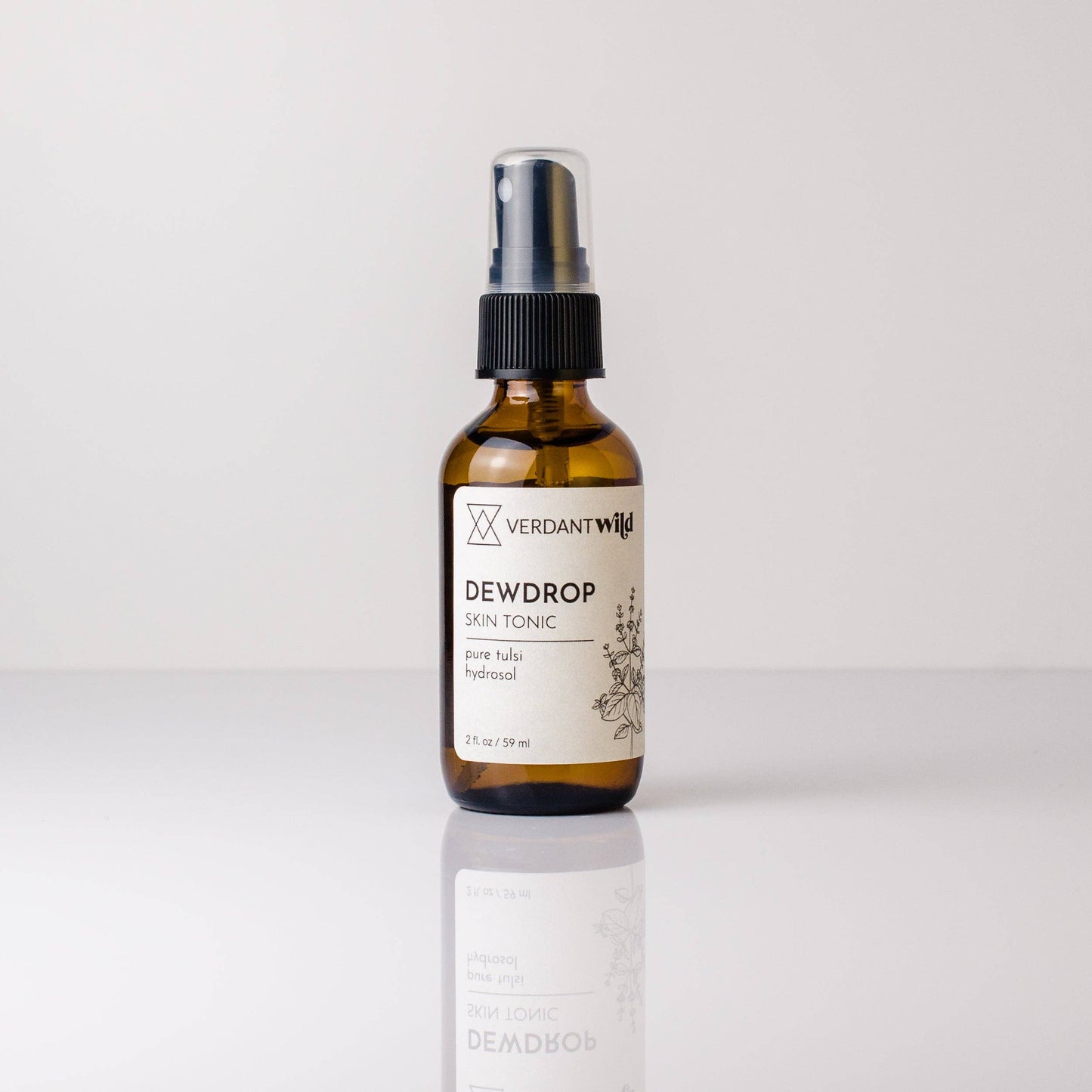 Verdant Wild Apothecary • DEWDROP hydrosol skin tonic • Tulsi