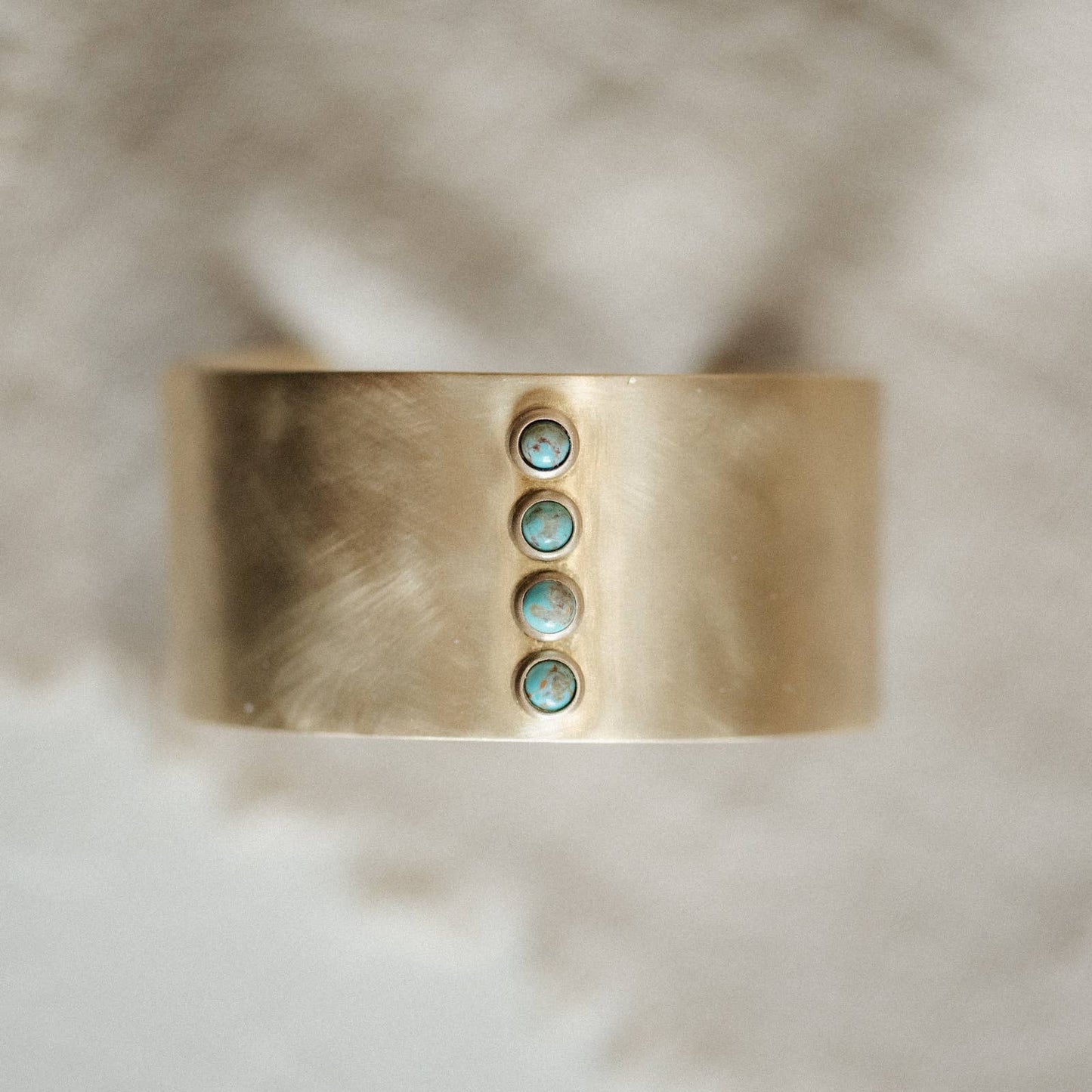 Absaroka Cuff • Brass & Turquoise