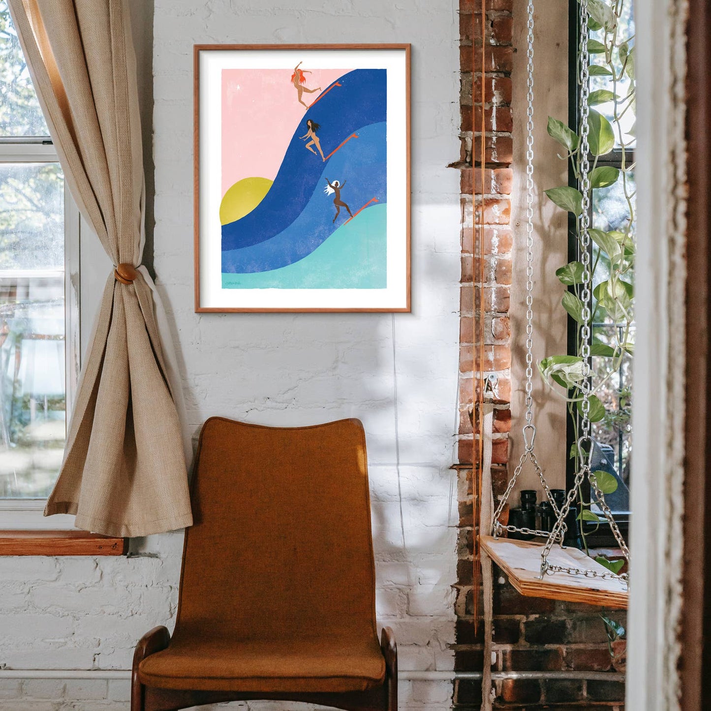 Art Print • Like an Eagle When She Flies • 16"x20"