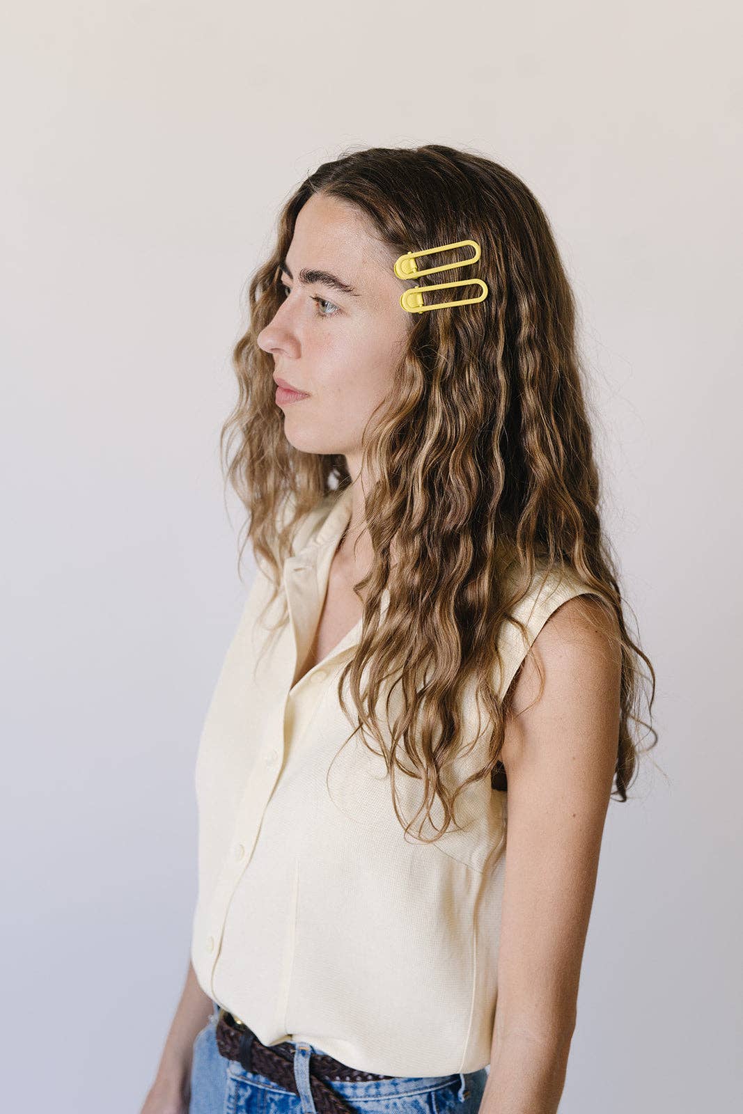 Nat + Noor • Rio Hair Clips • Butter Olive